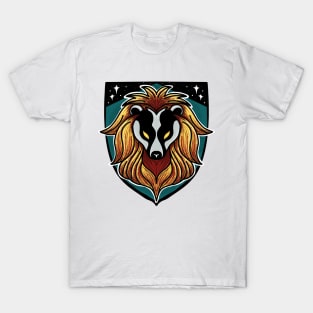 Huffledor Lion Badger Combination House Crest T-Shirt